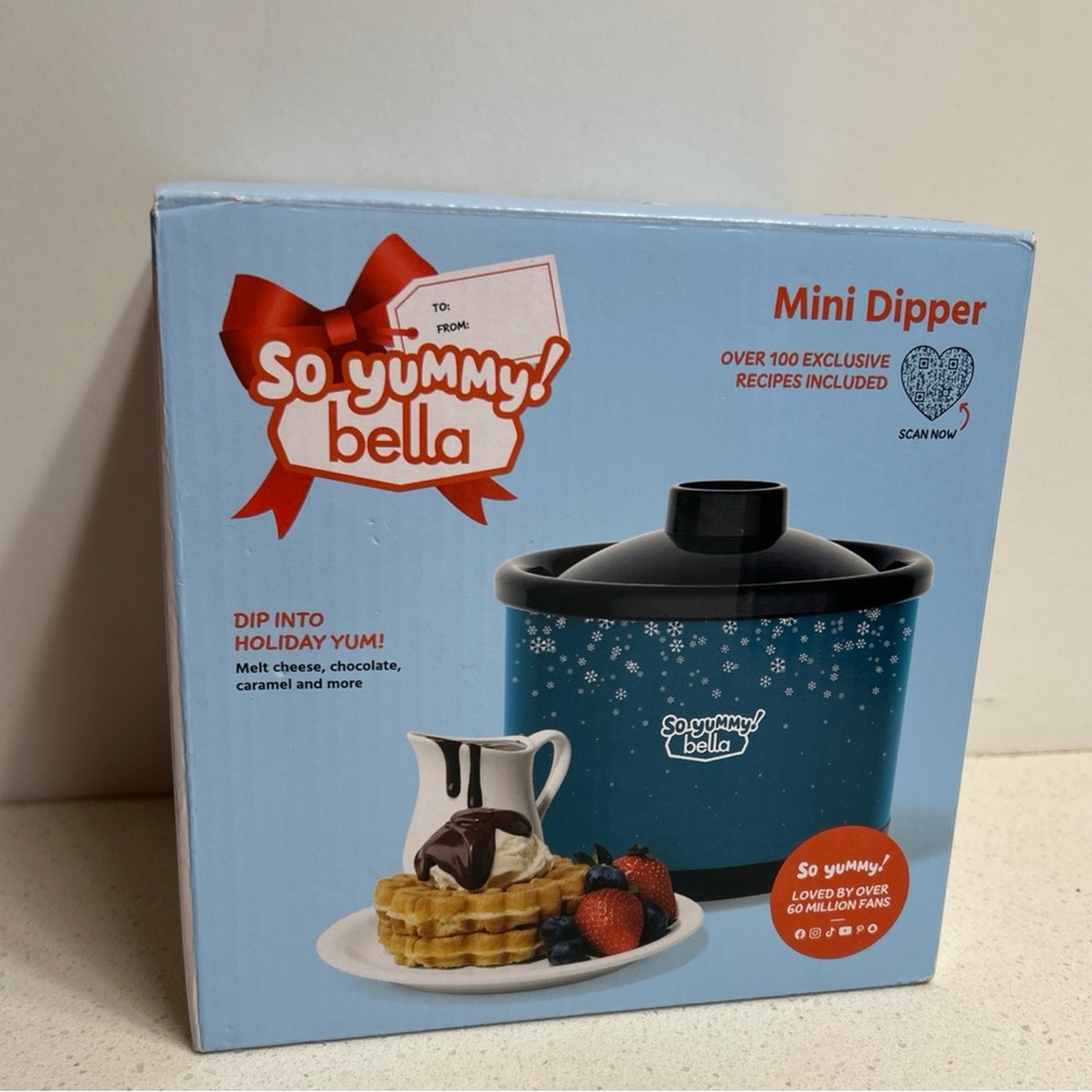 So Yummy Bella Mini Dipper in Blue NEW